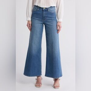 Frame Denim Blue Flare Wide Leg Jeans